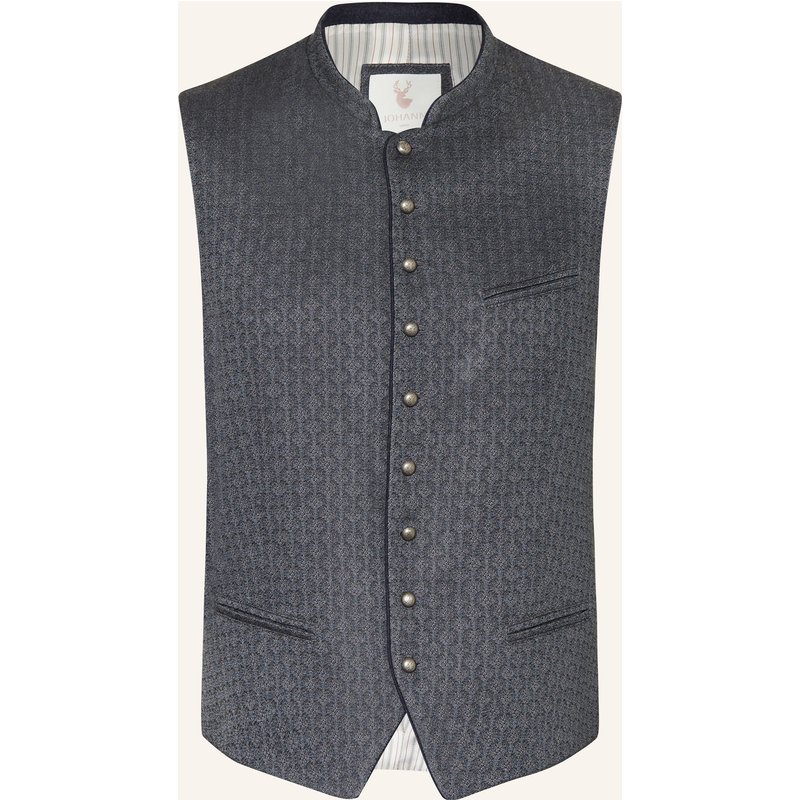 Johann & Johanna Trachtenweste Slim Fit blau