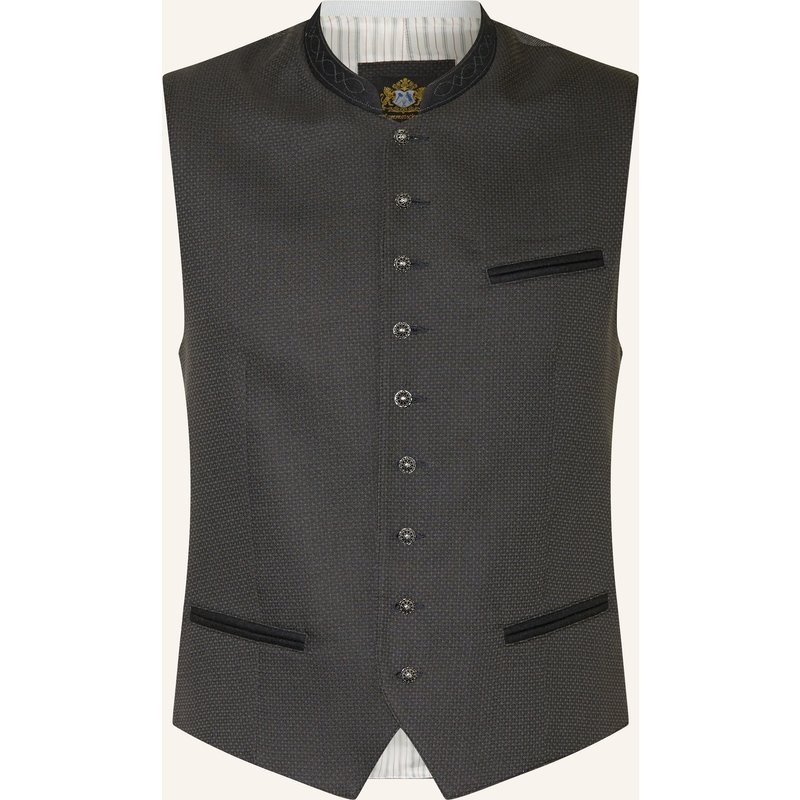 Hammerschmid Trachtenweste Mirko Slim Fit schwarz