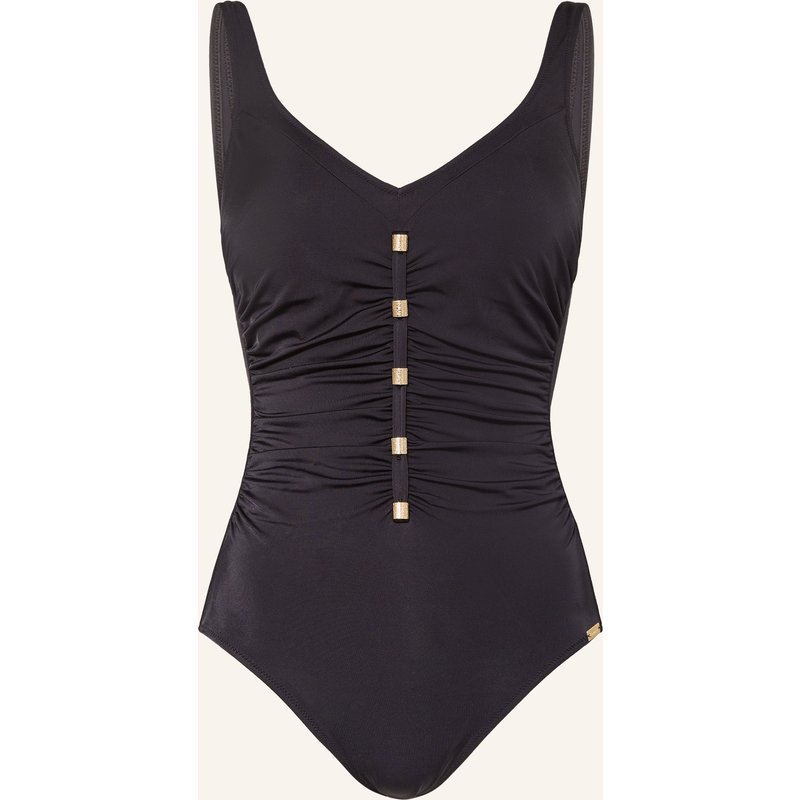 Charmline Shape-Badeanzug Uni schwarz
