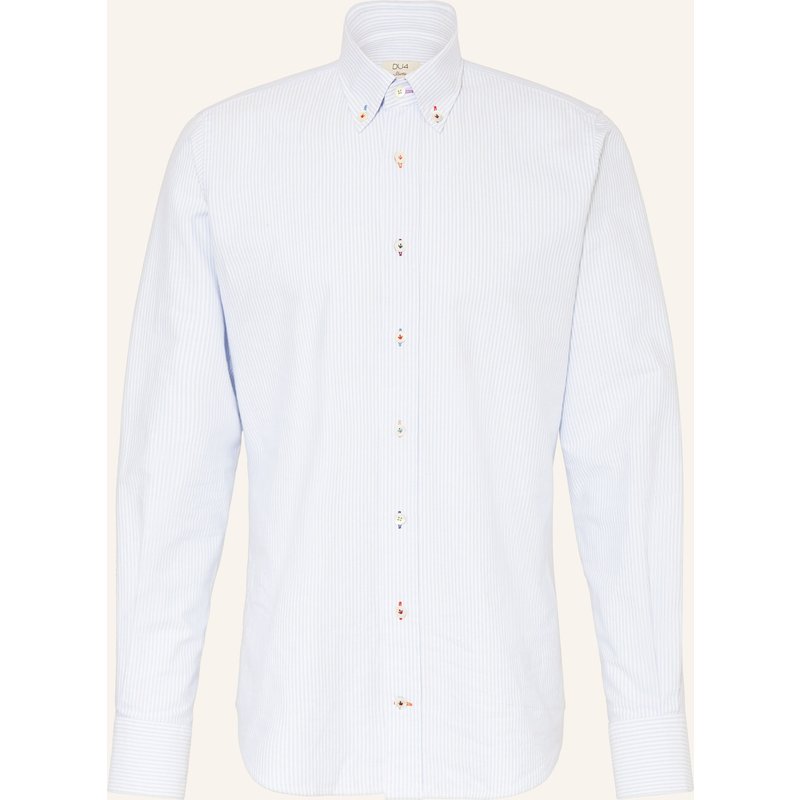du4 Trachtenhemd Win Slim Fit blau