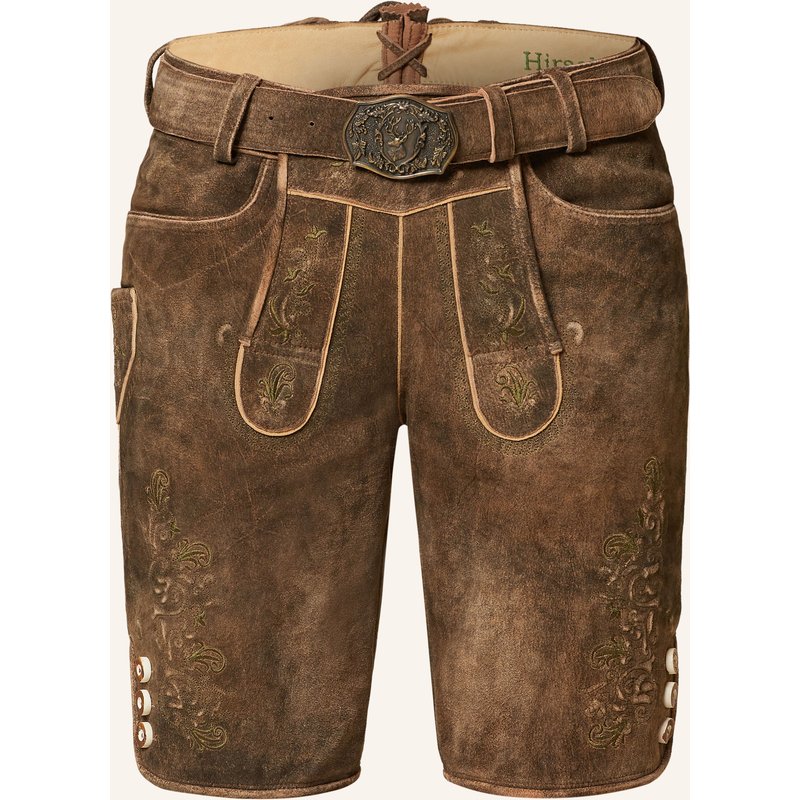 Hirscher Trachten-Lederhose Villach braun