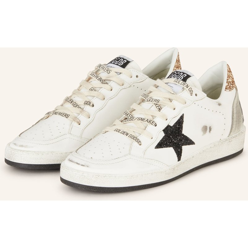 Golden Goose Sneaker Ball Star weiss