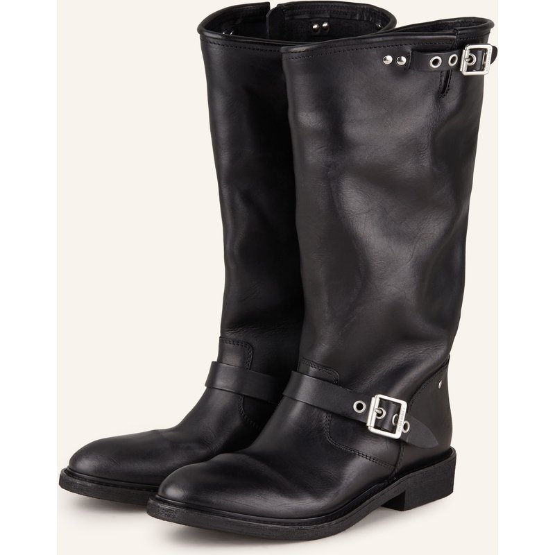 Golden Goose Biker Boots schwarz