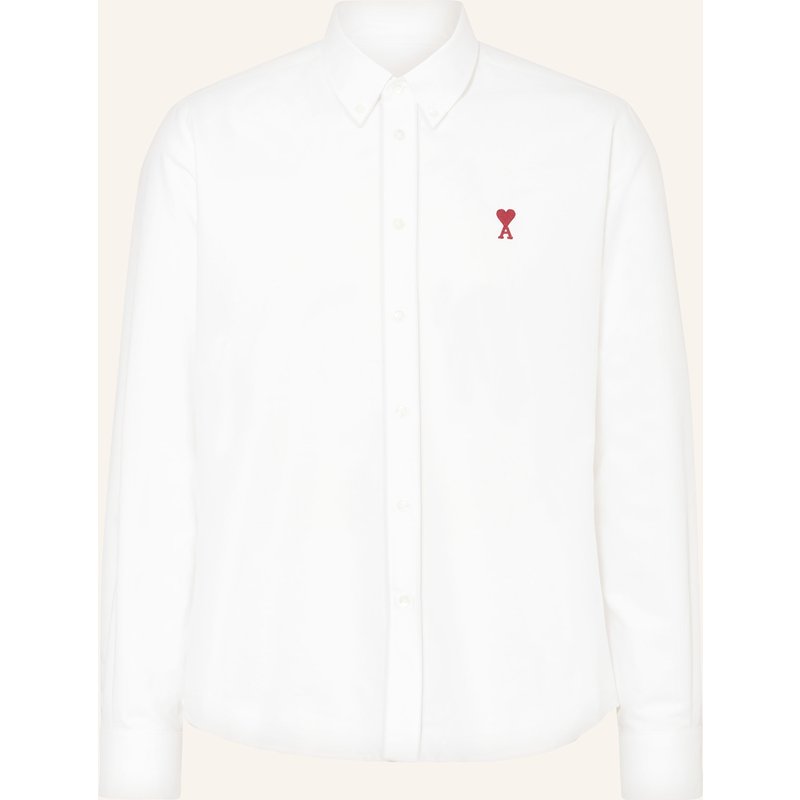 Ami Paris Oxfordhemd Extra Slim Fit weiss