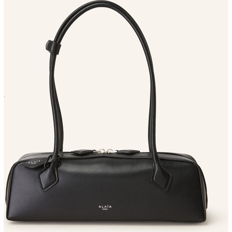 Alaïa Schultertasche Le Teckel Medium schwarz