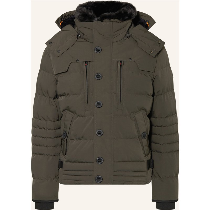 Wellensteyn Steppjacke Starstream Mit Abnehmbarem Kragen Und Kapuze schwarz