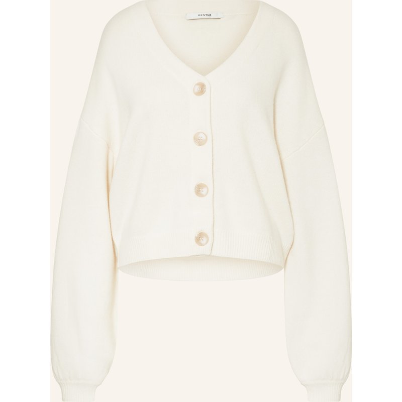 Gestuz Strickjacke Manigz weiss