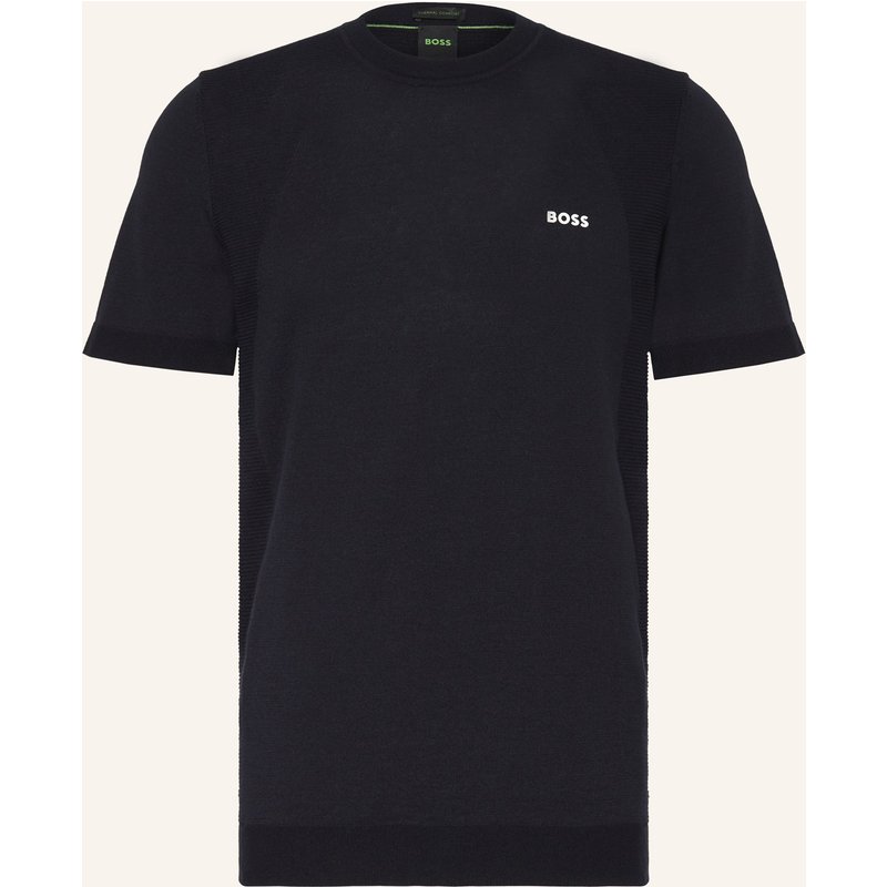 Boss Strickshirt Momentum_Lite blau