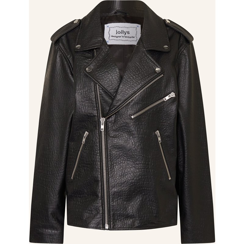 Lollys Laundry Lederjacke Rayll schwarz