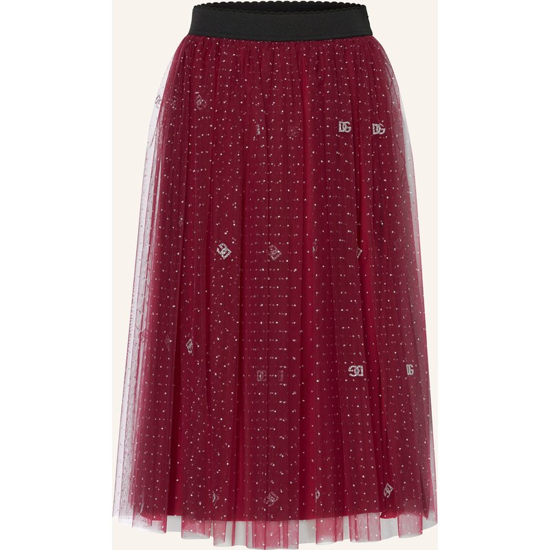 Dolce & Gabbana Tüllrock rot