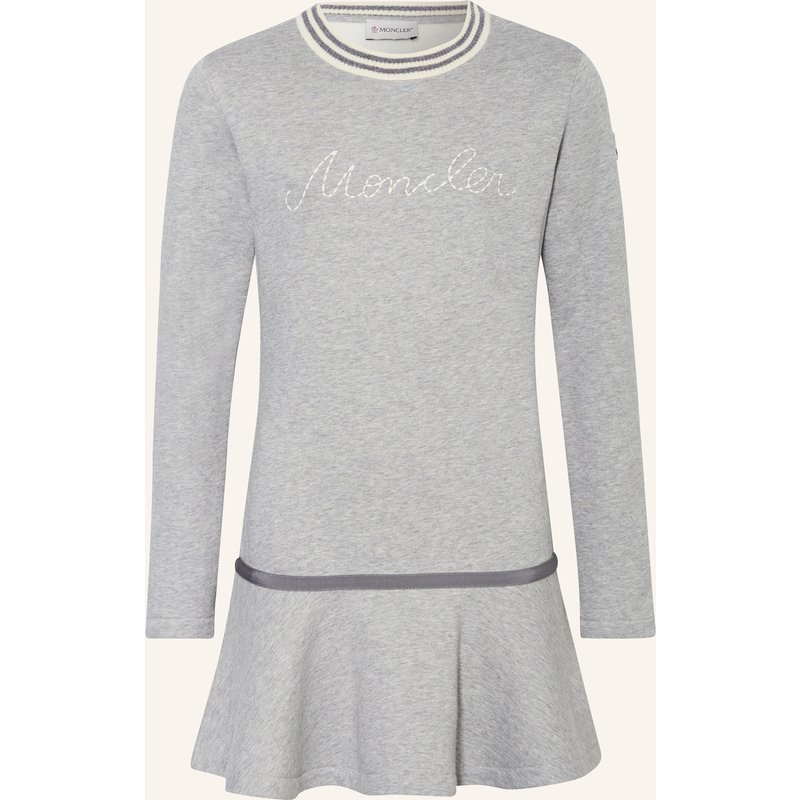 Moncler Enfant Sweatkleid grau