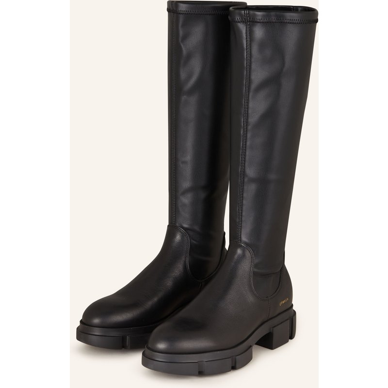 Copenhagen Studios Plateau-Stiefel cph556 schwarz