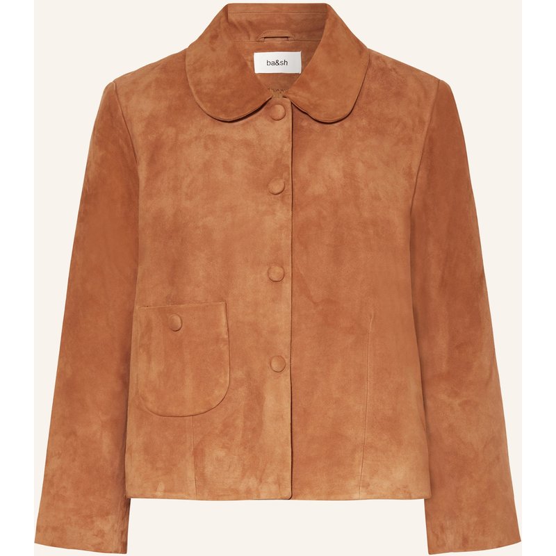 Ba&Sh Lederjacke Milas braun