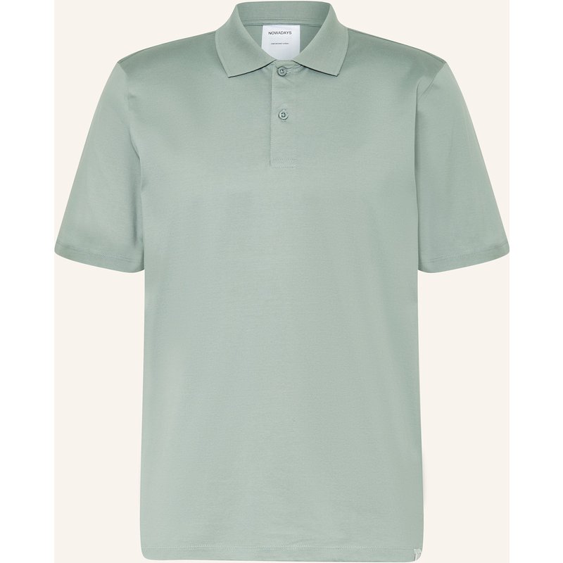 Nowadays Jersey-Poloshirt gruen