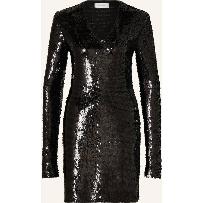 Sportmax Paillettenkleid Pineta schwarz
