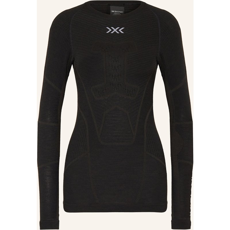 X-Bionic Funktionswäsche-Shirt Symbio Merino Aus Merinowolle schwarz