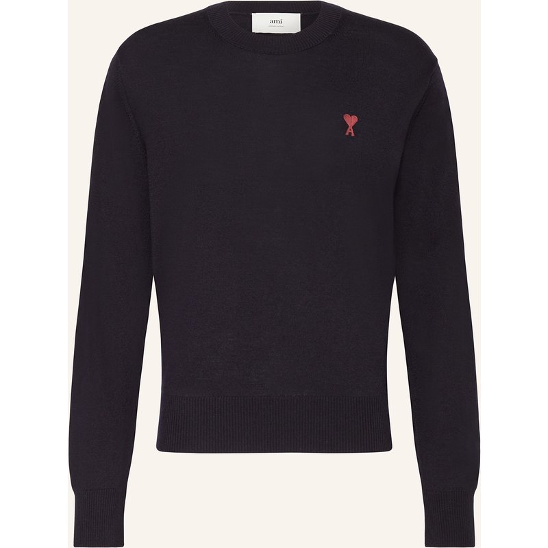 Ami Paris Pullover Aus Merinowolle blau