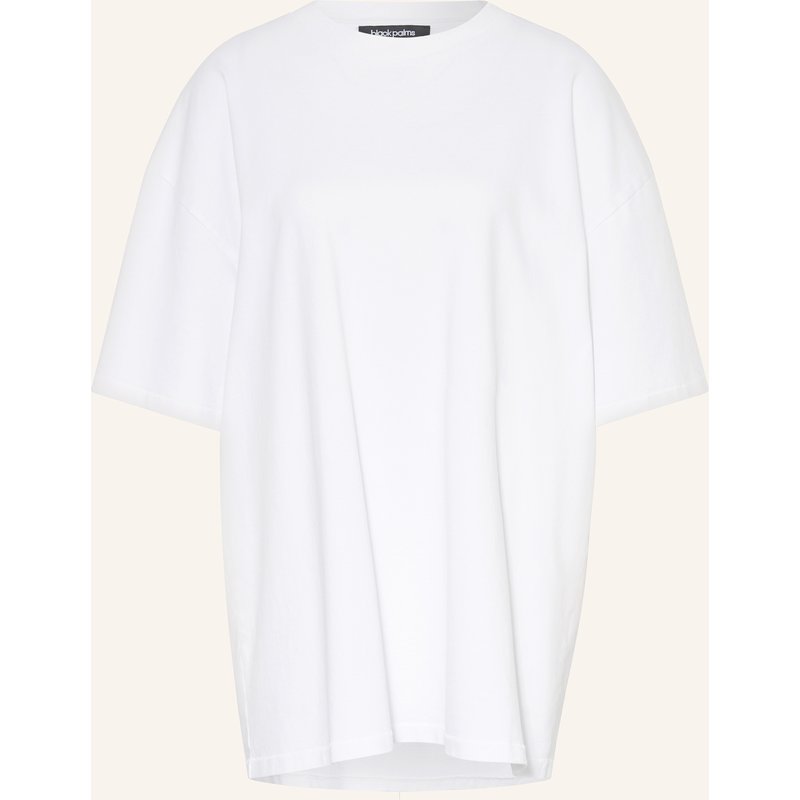 Black Palms Oversized-Shirt weiss