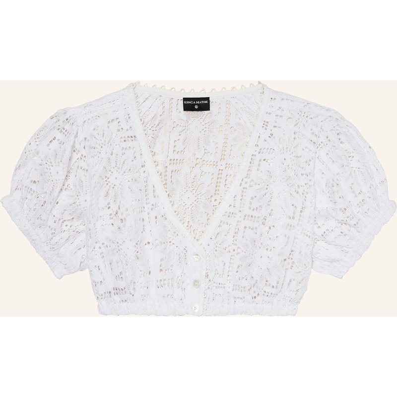 Kinga Mathe Dirndlbluse Kaira weiss