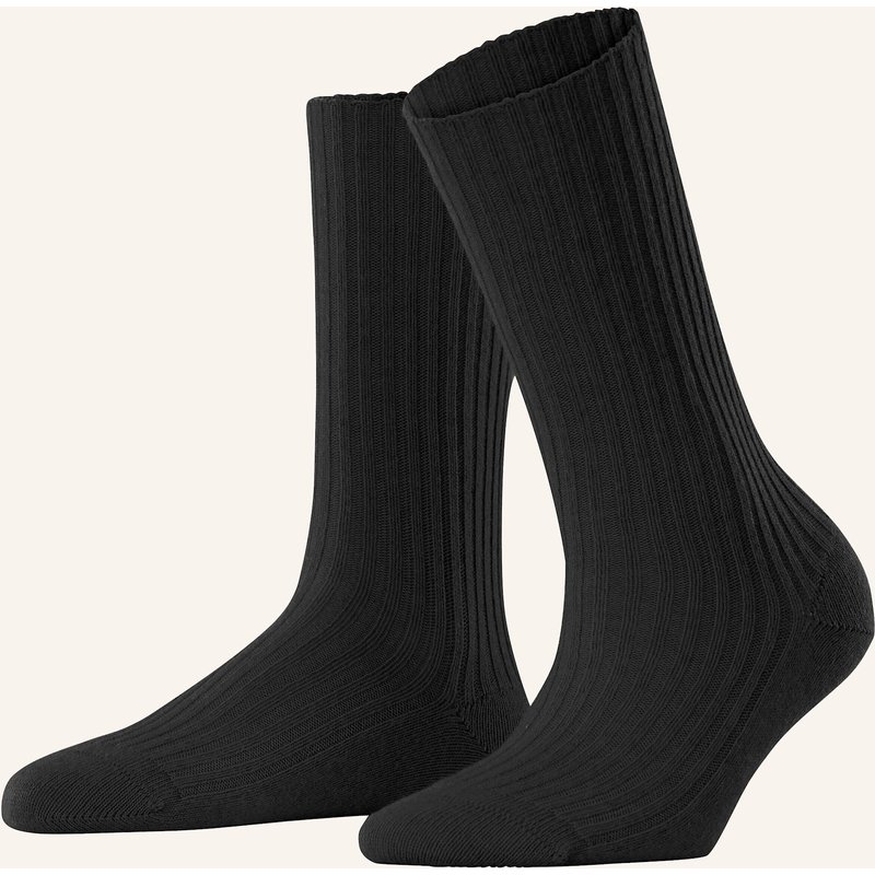 Falke Strümpfe Cosy Wool Boot Mit Merinowolle schwarz