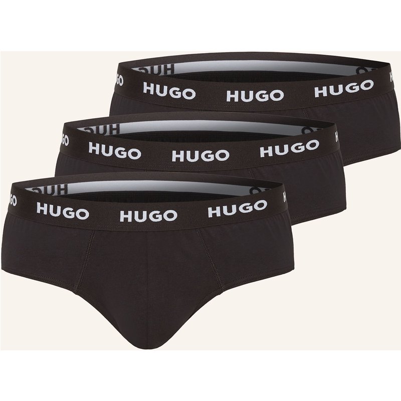 Hugo 3er-Pack Slips schwarz