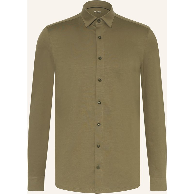 Olymp Jerseyhemd No. Six 24/Seven Super Slim gruen