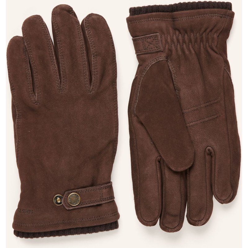 Hestra Lederhandschuhe Bergvik braun