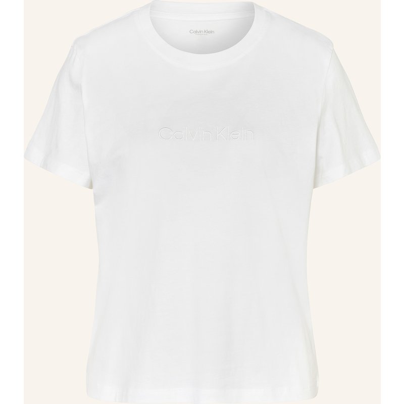 Calvin Klein Schlafshirt Pure Cotton weiss