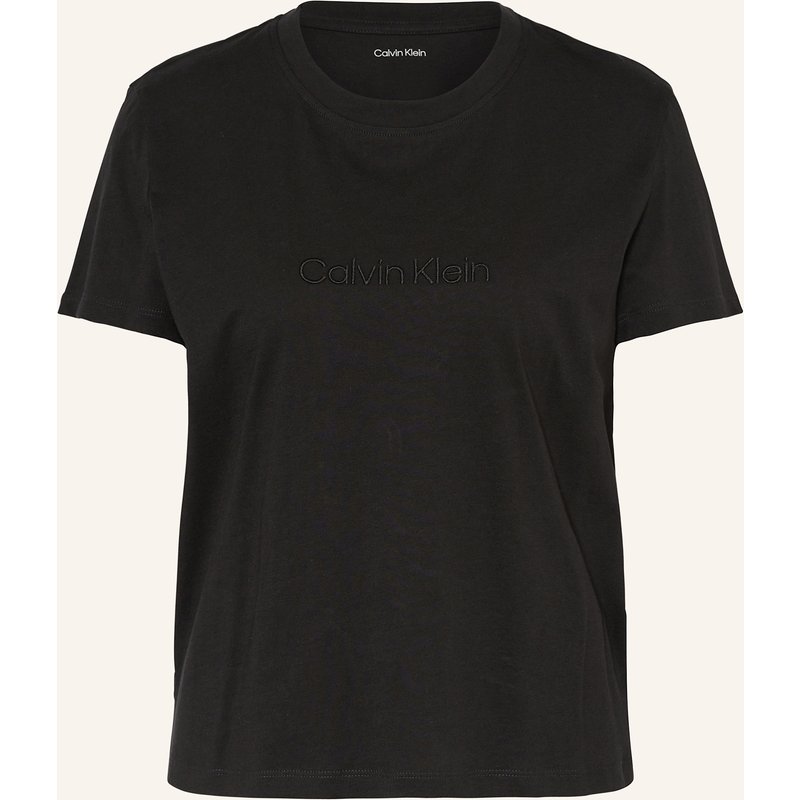 Calvin Klein Schlafshirt Pure Cotton schwarz