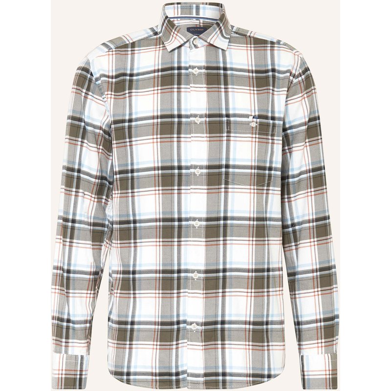 Olymp Hemd Casual Regular Fit gruen