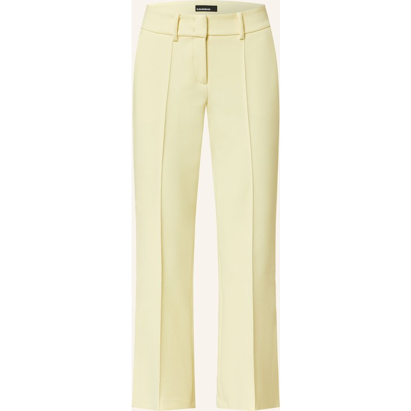 Cambio Bootcut-Hose Farah gelb