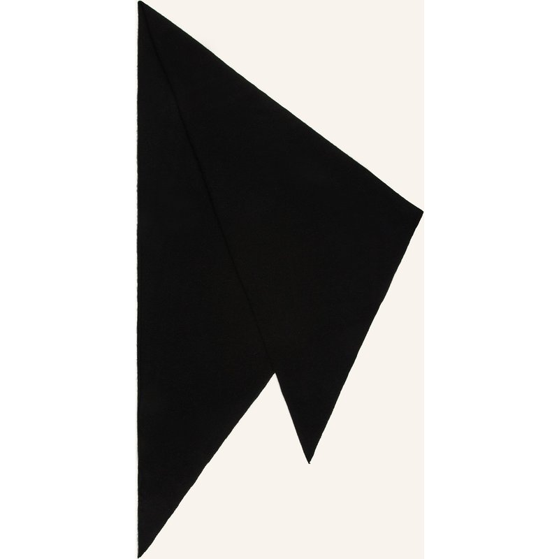 S.Marlon Dreieckstuch Aus Cashmere schwarz