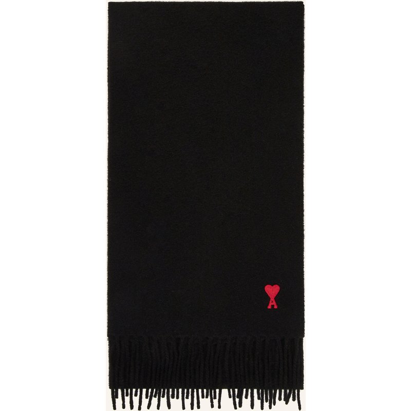 Ami Paris Schal schwarz