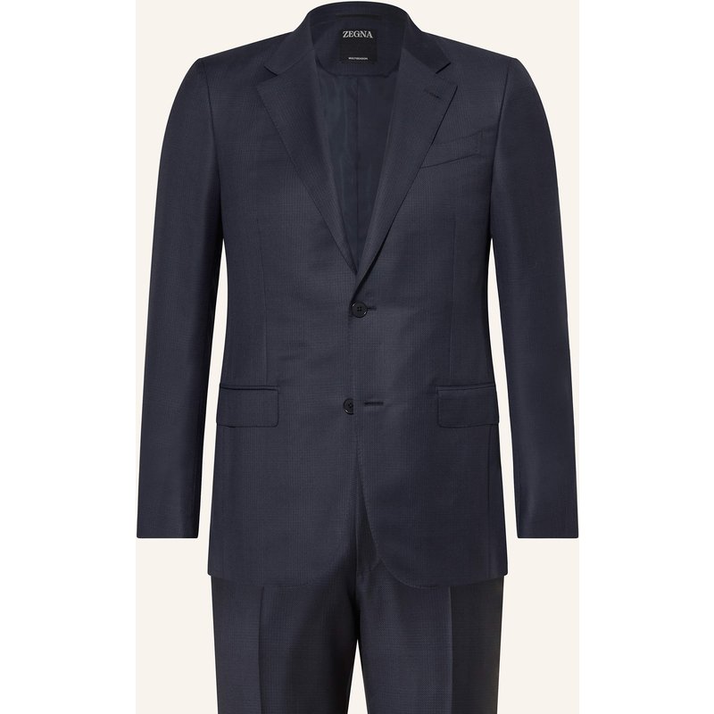 Zegna Anzug Extra Slim Fit blau