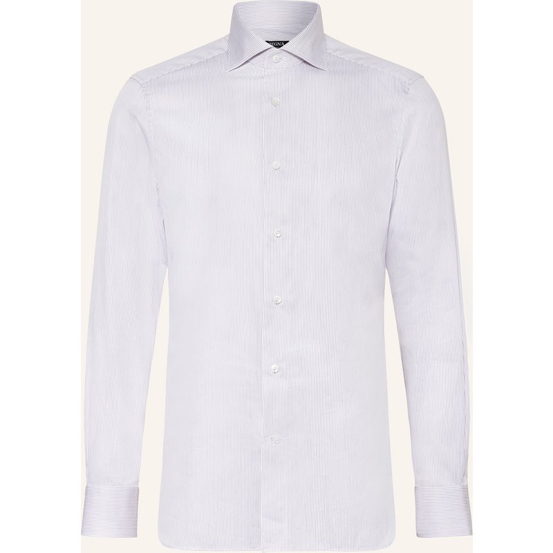 Zegna Hemd Slim Fit rot
