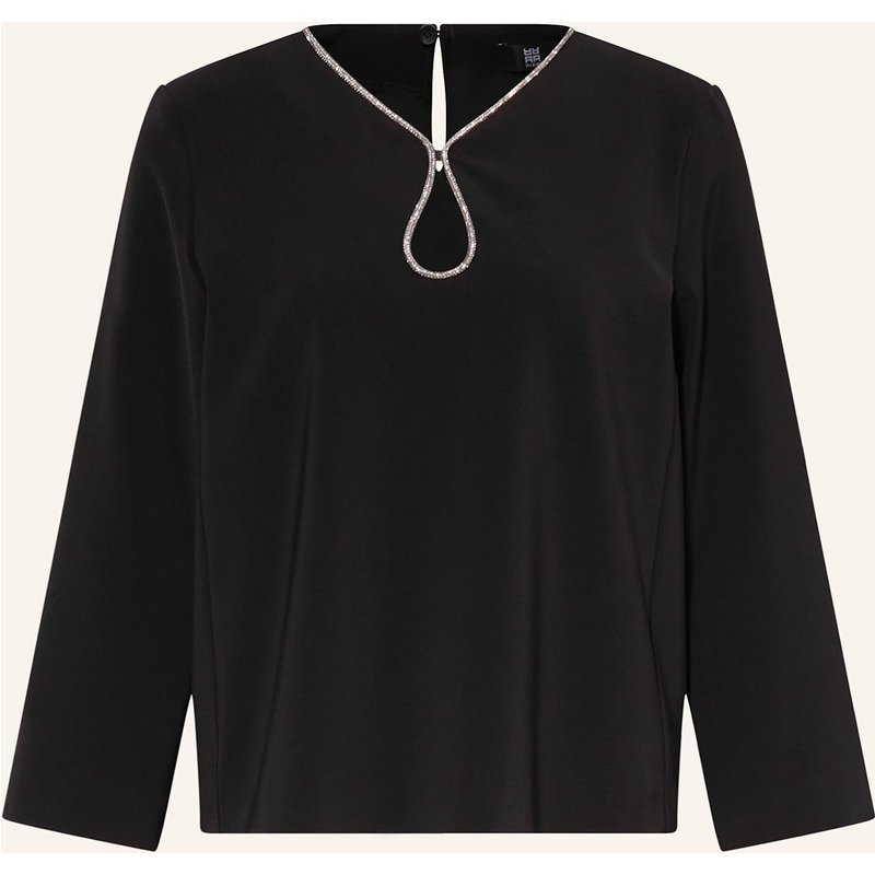 Riani Blusenshirt Mit Schmucksteinen schwarz