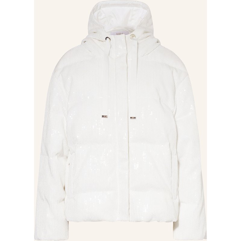 Riani Steppjacke Mit Pailletten weiss