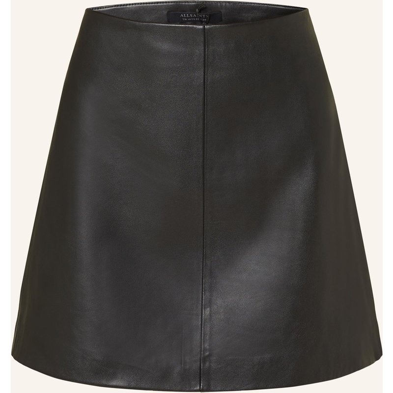 Allsaints Lederrock Renai schwarz