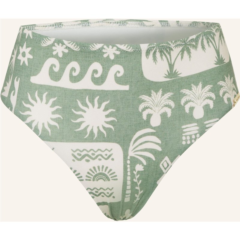 Watercult High-Waist-Bikini-Hose Rustic Med gruen