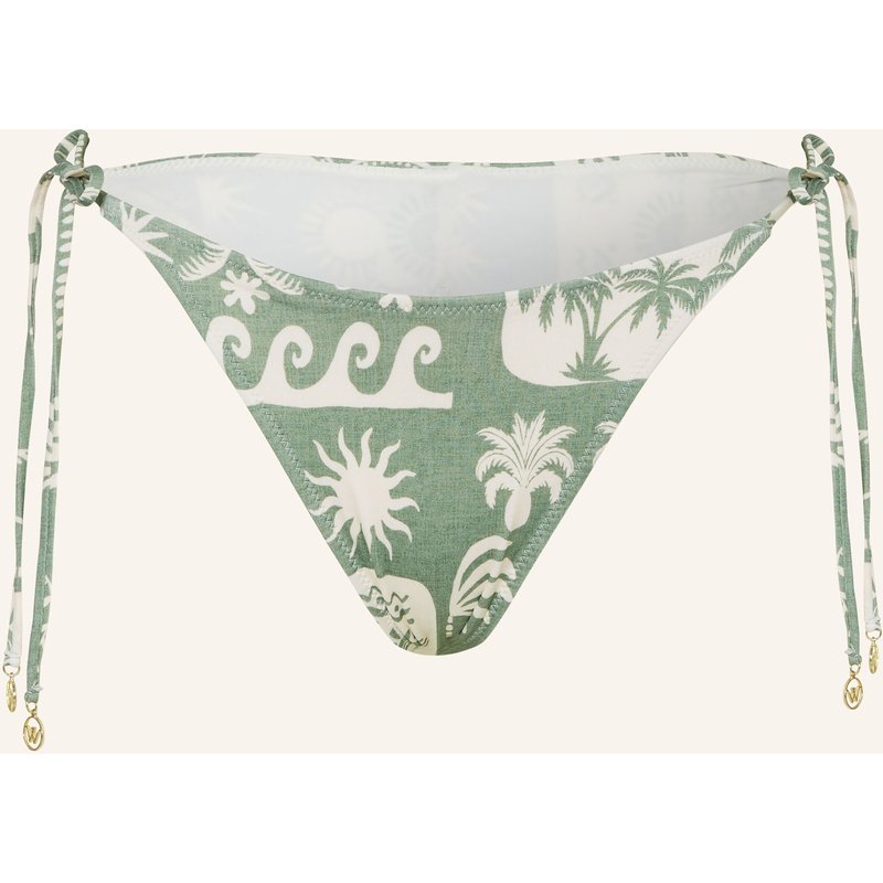 Watercult Triangel-Bikini-Hose Rustic Med gruen