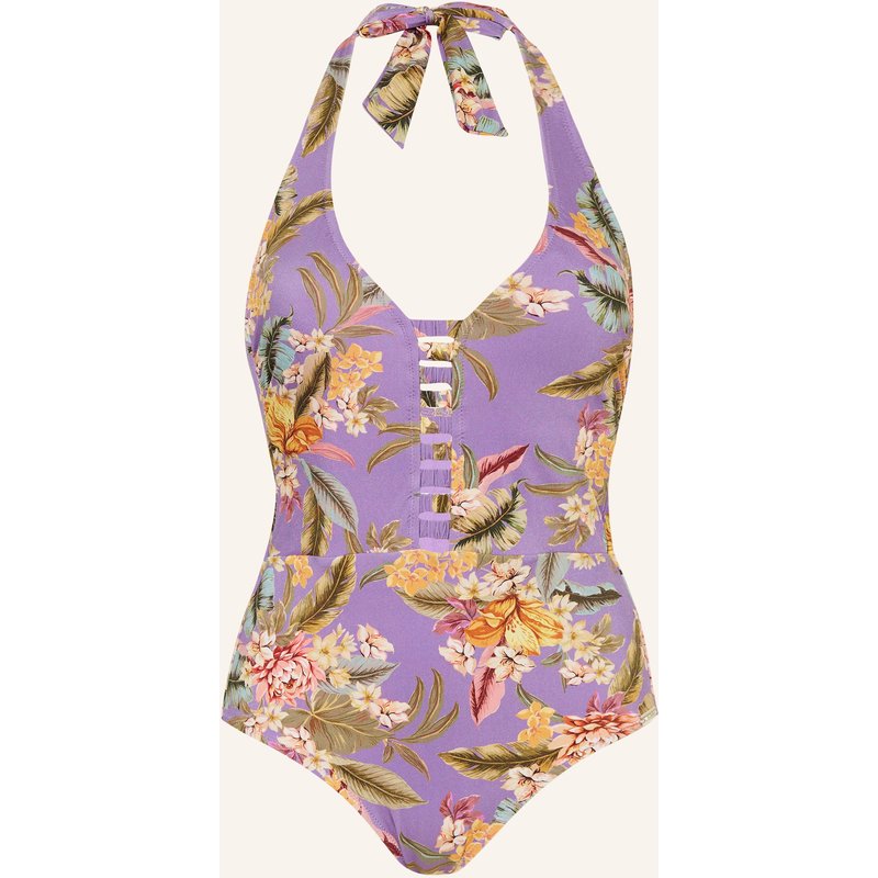 Watercult Neckholder-Badeanzug Dreamscape Tropics lila