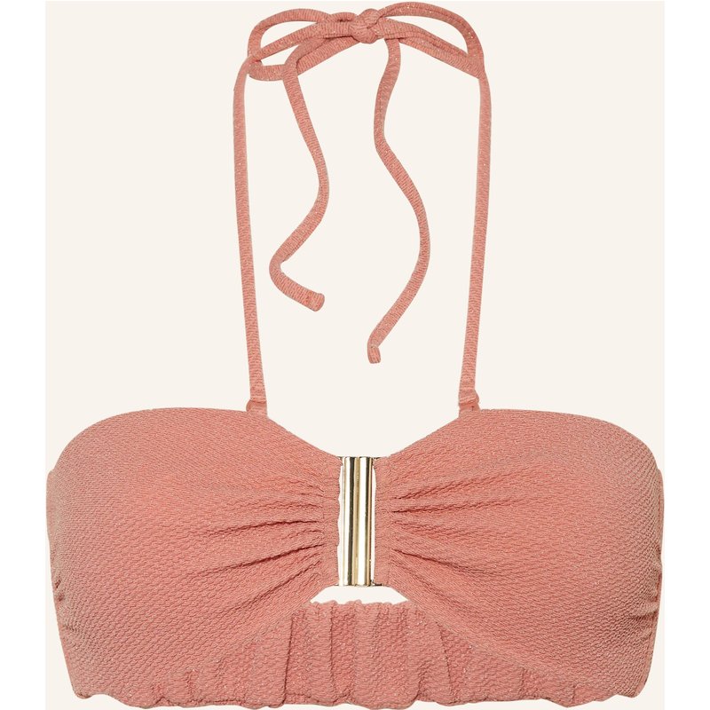 Watercult Bandeau-Bikini-Top Swim Sparkle Mit Glitzergarn rosa