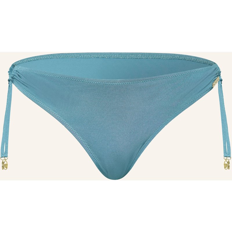 Watercult Basic-Bikini-Hose Shimmering Solids blau