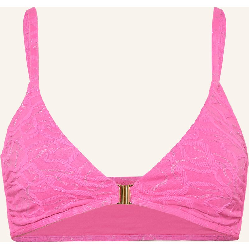 Watercult Bralette-Bikini-Top Supernova Mit Glitzergarn pink