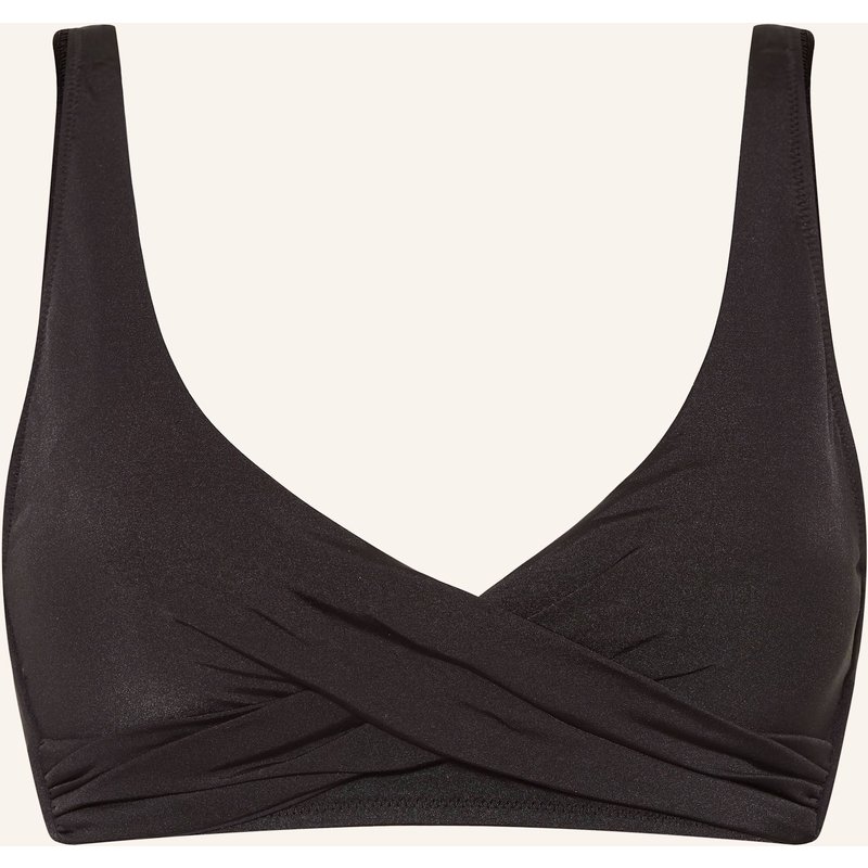 Watercult Bralette-Bikini-Top Shimmering Solids schwarz