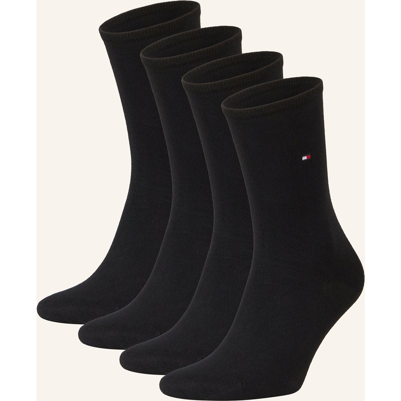 Tommy Hilfiger 4er-Pack Socken schwarz