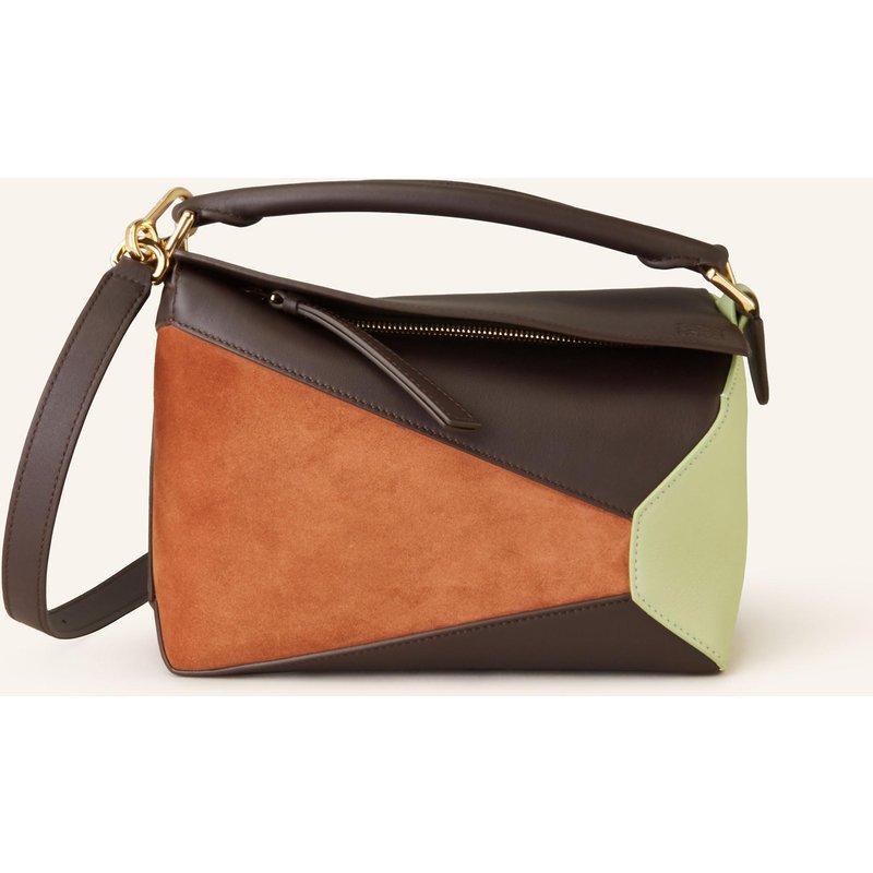 Loewe Handtaschen Puzzle Edge Small braun