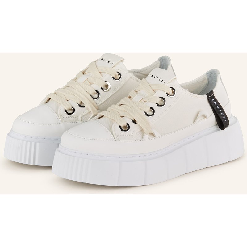 Inuikii Sneaker Matilda Canvas Low weiss