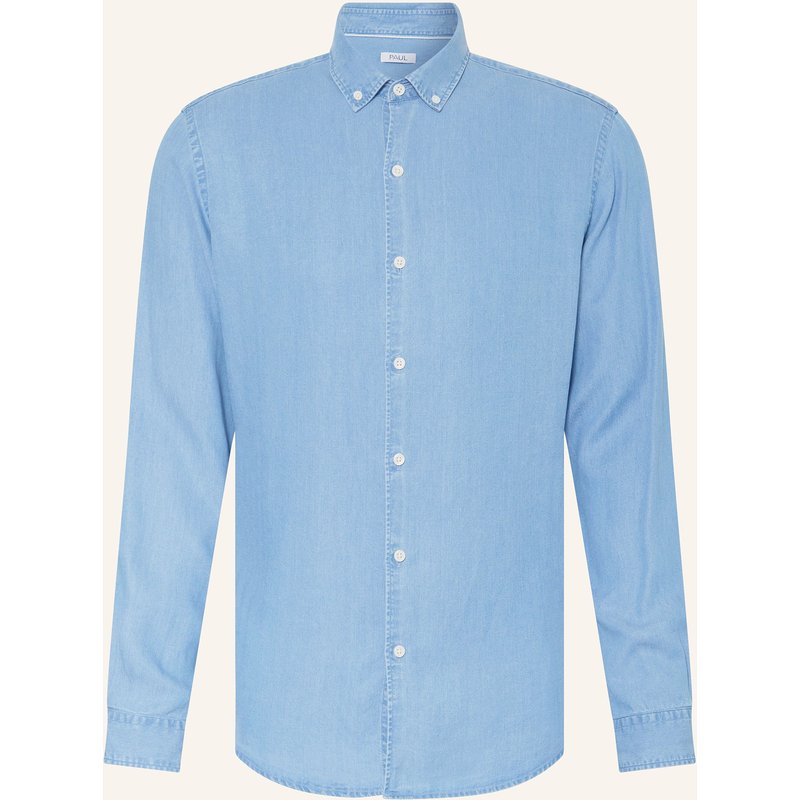 Paul Hemd Comfort Fit blau