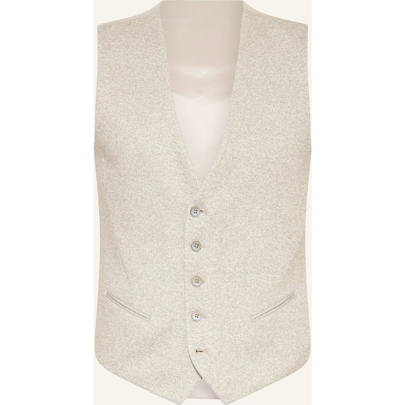 Paul Anzugweste Extra Slim Fit Zum Wenden Aus Jersey beige